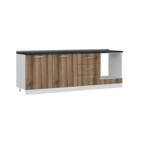 Minar 240 Cm Mutfak Dlb Byz Dore 240-D7-Alt - Resim 4