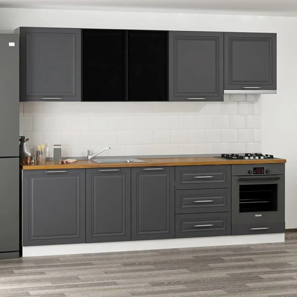 Minar 270 Cm Mebran C + Alm. Füme Cam Mtfk Dlp Byz Antr 270-Mcba1 - Resim 3