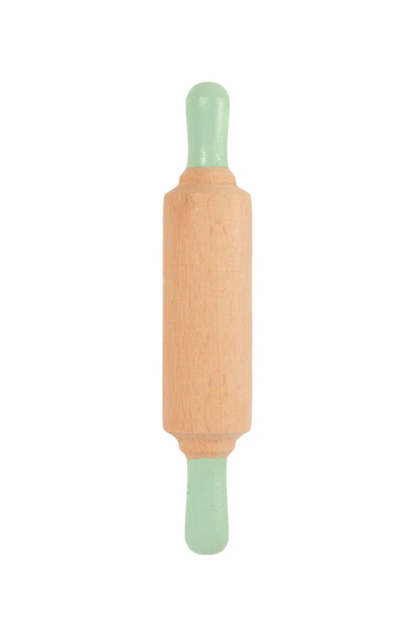 ChildGen Mini Ahşap Merdane-yeşil - 1
