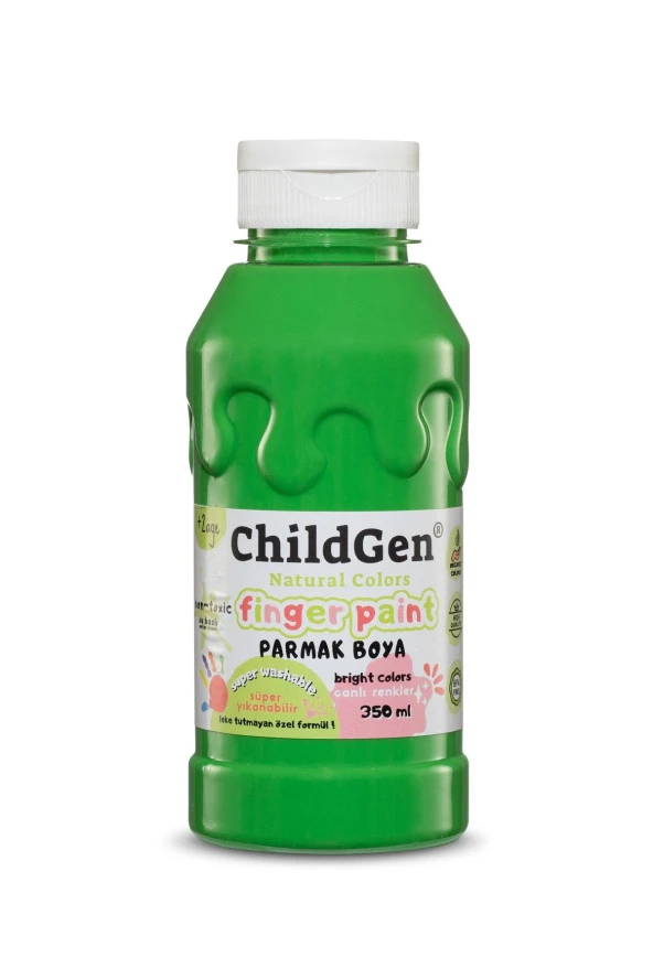 ChildGen Süper Yıkanabilir Parmak Boya 350 ml Şişe