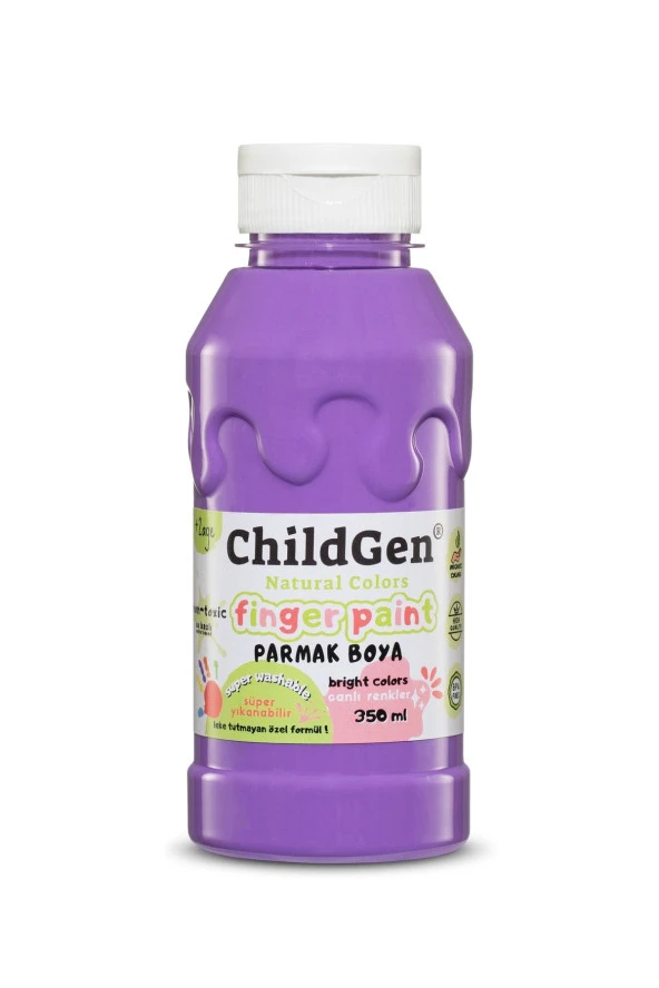 ChildGen Süper Yıkanabilir Parmak Boya 350 ml Şişe