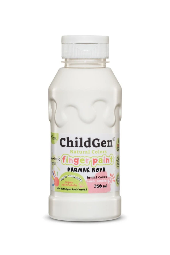 ChildGen Süper Yıkanabilir Parmak Boya 350 ml Şişe