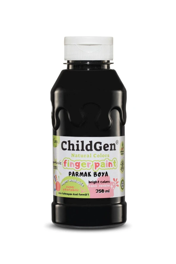 ChildGen Süper Yıkanabilir Parmak Boya 350 ml Şişe