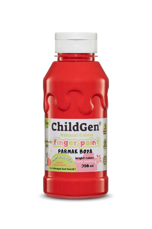 ChildGen Süper Yıkanabilir Parmak Boya 350 ml Şişe