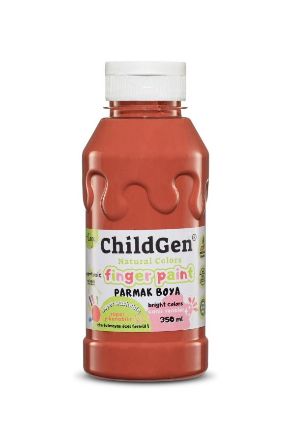 ChildGen Süper Yıkanabilir Parmak Boya 350 ml Şişe