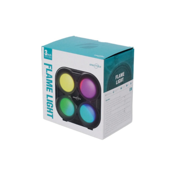 Gts 1835 3 Inch Flame Light Rgb Işıklı Bluetooth Speaker - 2