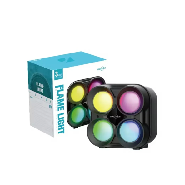Gts 1835 3 Inch Flame Light Rgb Işıklı Bluetooth Speaker - 3