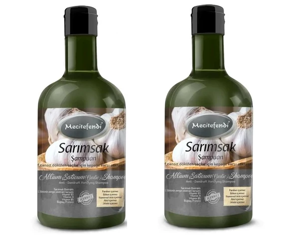 Mct. SARIMSAK ŞAMPUANI 400 ml (2 tane)