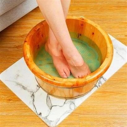 Lif Kese Banyo Masaj Paspası Silikon Fırçalı  Ayaklar İçin Topuk Masaj Matı - 6