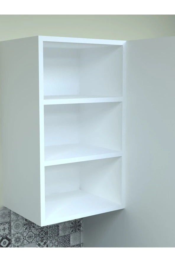 Mobilique Raflı Üst Modül 40Cm  Mdf-Kapaksız