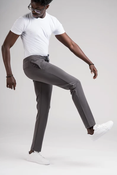 Paul Martin Slimfit Beli Lastikli Ve İplikli Full Likralı Yazlık Jogger Pantolon - 7