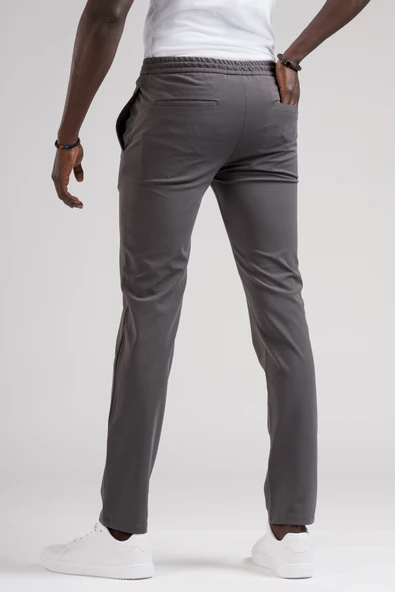 Paul Martin Slimfit Beli Lastikli Ve İplikli Full Likralı Yazlık Jogger Pantolon - 11