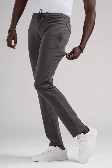 Paul Martin Slimfit Beli Lastikli Ve İplikli Full Likralı Yazlık Jogger Pantolon - 9