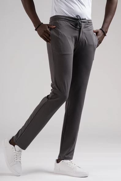 Paul Martin Slimfit Beli Lastikli Ve İplikli Full Likralı Yazlık Jogger Pantolon - 8