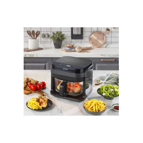 Onvo Ovfry10 Cam Airfryer 5 Lt Yağsız Fritöz - 2
