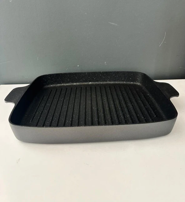 ARYILDIZ PRO-GRADE GRILL TAVA 30X25 CM GRİ