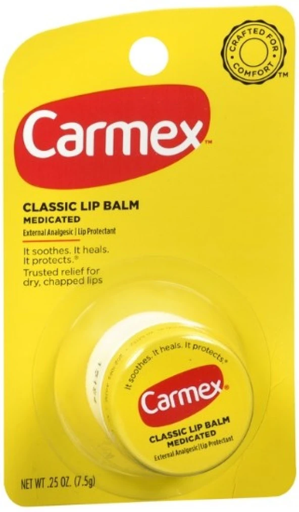 Carmex Classic Lip Balm Medicated 7,5 gr 2 Adet