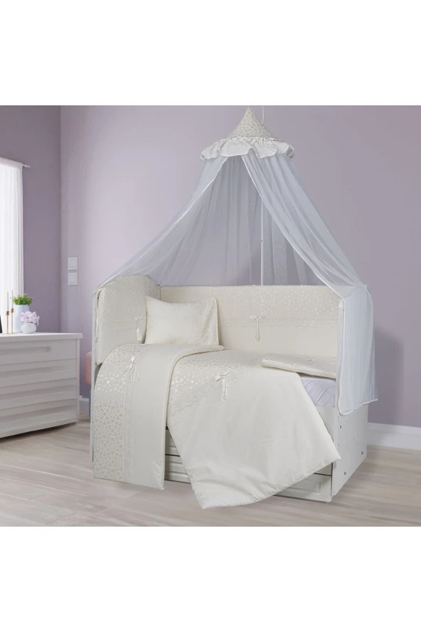 TuGU HoMe&BaBy %100 pamuklu 60x120 cm 9 parça fistolu,dantelli uyku seti02