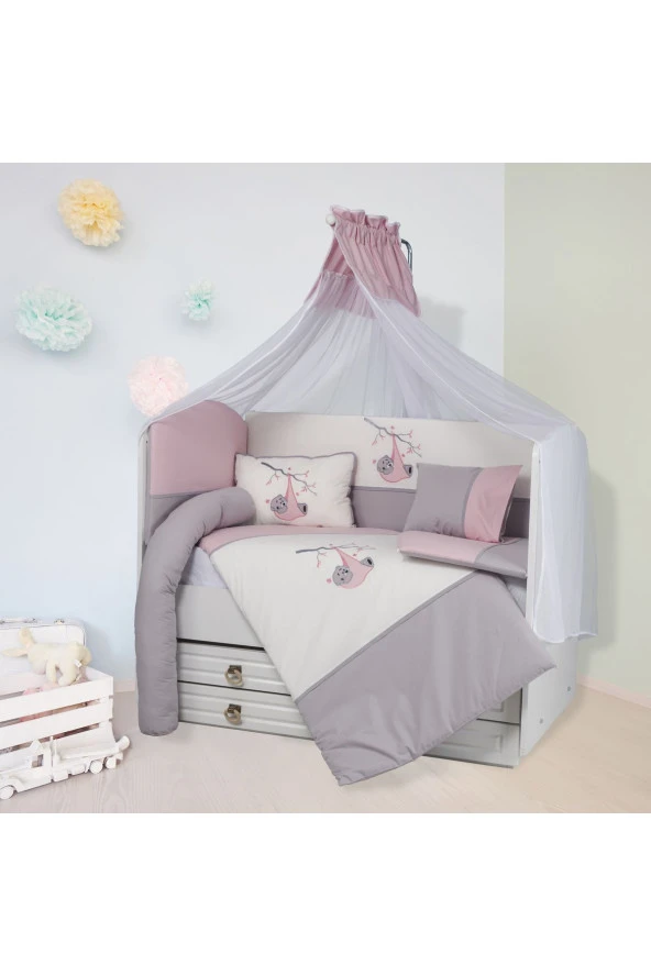 Tugu Home&baby 70x130cm Kenar Korumalı 10 Parça %100 Pamuk Koala Desenli Uyku Seti08