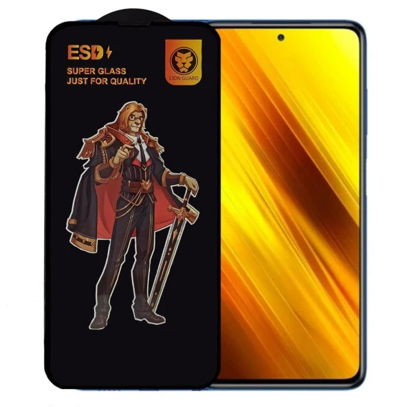 Poco X3 NFC Anti Statik Ekran Koruyucu Toz Tutmayan Kırılmaz Cam ürün görseli