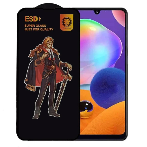 Samsung A31 Anti Statik Ekran Koruyucu Toz Tutmayan Kırılmaz Cam