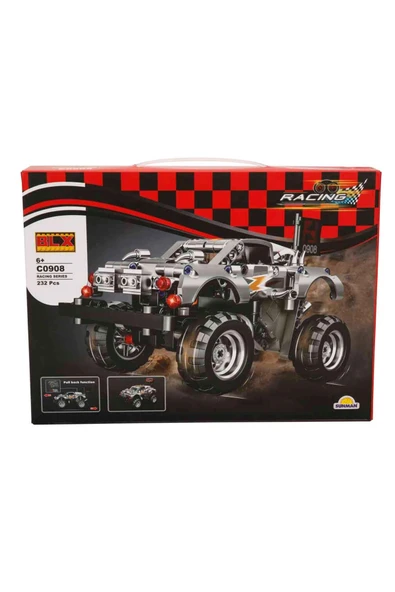 232 Parça Metal Heyecanı: BLX Racing Metal Yarış Arabası - 2