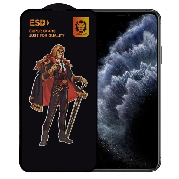 İphone 11 Pro Anti Statik Ekran Koruyucu Toz Tutmayan Kırılmaz Cam - 1