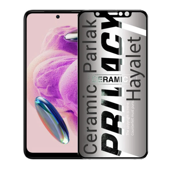 Xiaomi Redmi Note 12S Hayalet Ekran Koruyucu Parlak Seramik