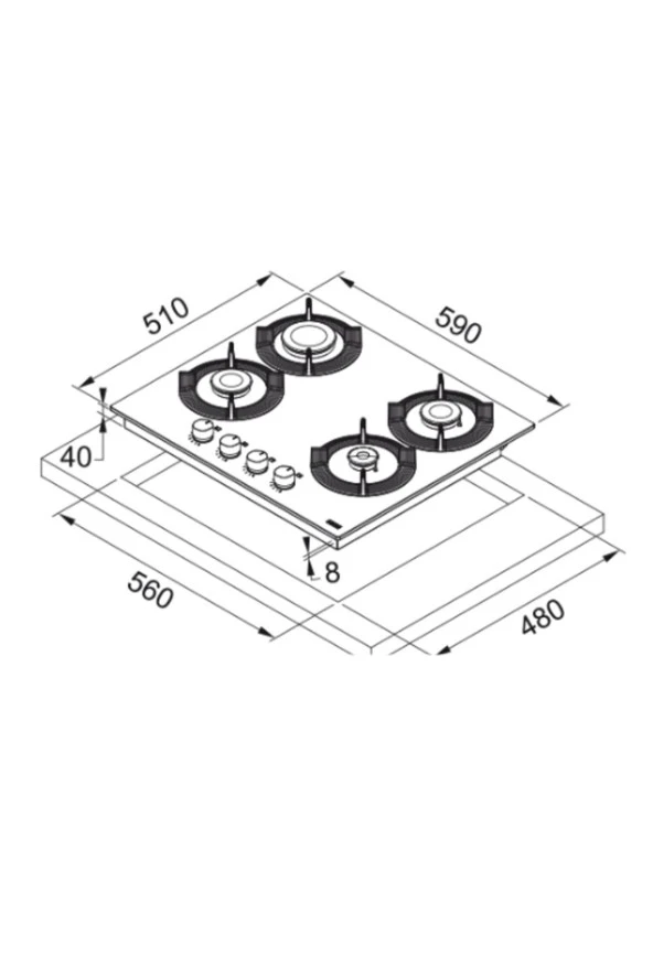 Ocak Maris Free FHMF 604 4G C BK - 2