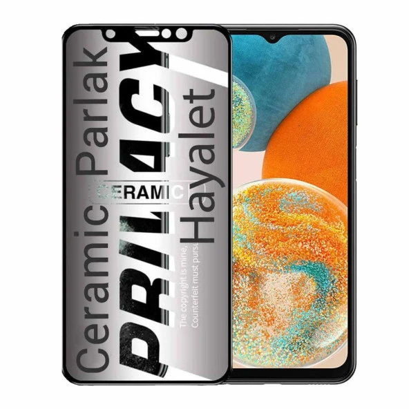 Samsung A23 Hayalet Ekran Koruyucu Parlak Seramik