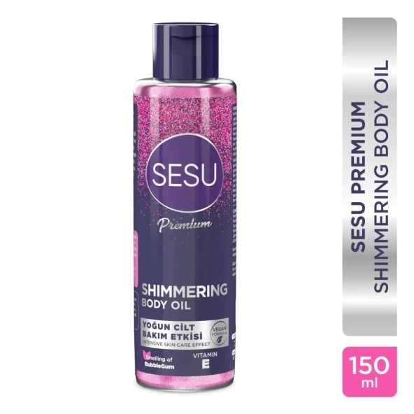 Sesu Simli Cilt Bakım Yağı 150 ml