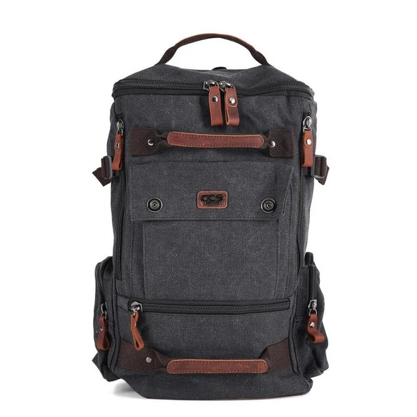 Ççs London 51564 XL Kanvas Sırt Çantası Siyah ürün görseli