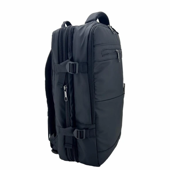 Ççs 51479 Su Geçirmez Laptop ve Evrak Sırt Çantası Siyah - 3