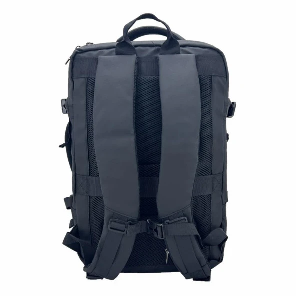 Ççs 51479 Su Geçirmez Laptop ve Evrak Sırt Çantası Siyah - 4