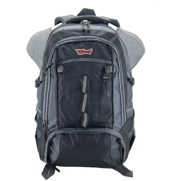 Young 51504 Dağcı Su Geçirmez Sırt Çantası Siyah - Resim 7