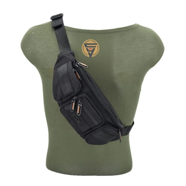 Ççs London 31231 Bel Çantası Siyah - Resim 3