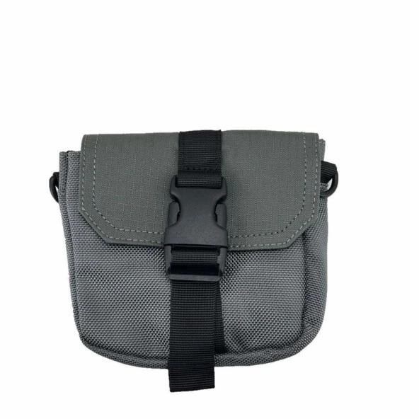 Ççs London 51606 Çapraz Sırt ve Göğüs Çantası Gri - Resim 5