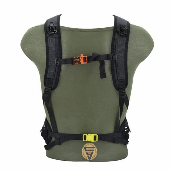 Young 40198 Mini Dağcı Sport Sırt Çantası Siyah - Resim 8