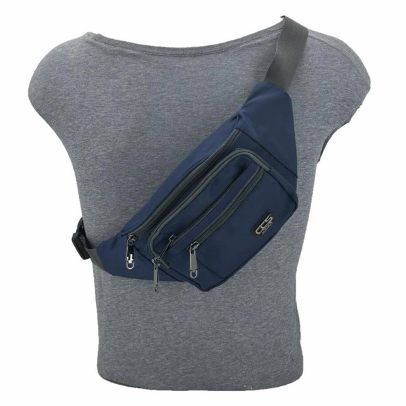 Ççs London 31391 Günlük Bel Çantası Lacivert - Resim 6