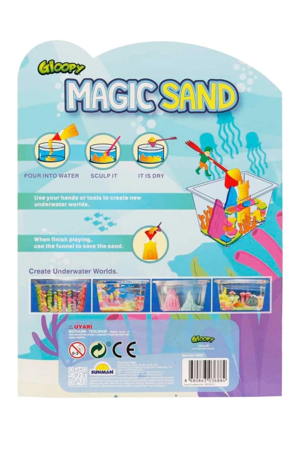 Çocukları Kumdan Kalelerden Deniz Canlılarına Uçuran Islanmayan Sihirli Kum Seti - 4