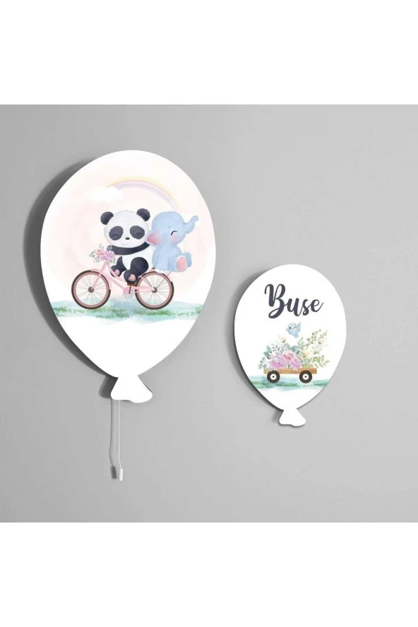 TuGu Home&Baby Bebek Çocuk Yatak Odası Ikili Balon Aydınlatma Dekoratif Duvar Dekorasyon Ürünleri24