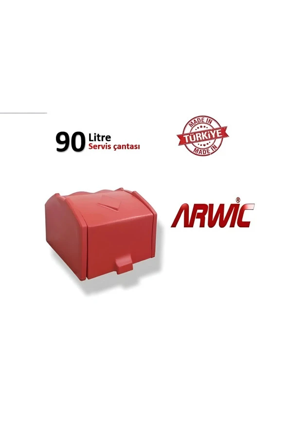 arwic Motosiklet Pizza Çantası Paket Servis Çantası CV90 Kırmızı ürün görseli 1