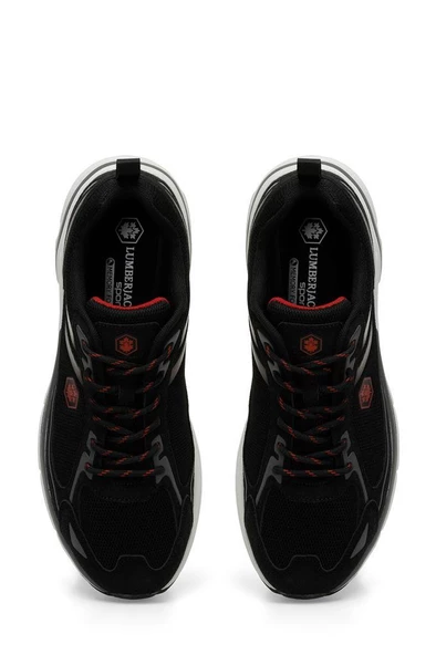 Lumberjack TRUE 4FX 101498175 Erkek Yürüyüş ve Koşu Ayakkabısı Siyah Kırmızı 40-45 - Resim 5