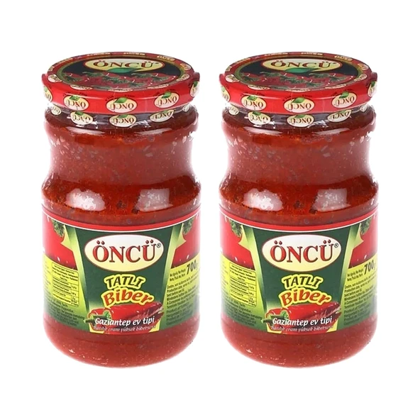 Öncü Biber Salçası Tatlı 700 gr Cam x 2 Adet - 2