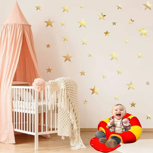 Bebek Destek Oturma Minderi - Kırmızı Sarı - 3