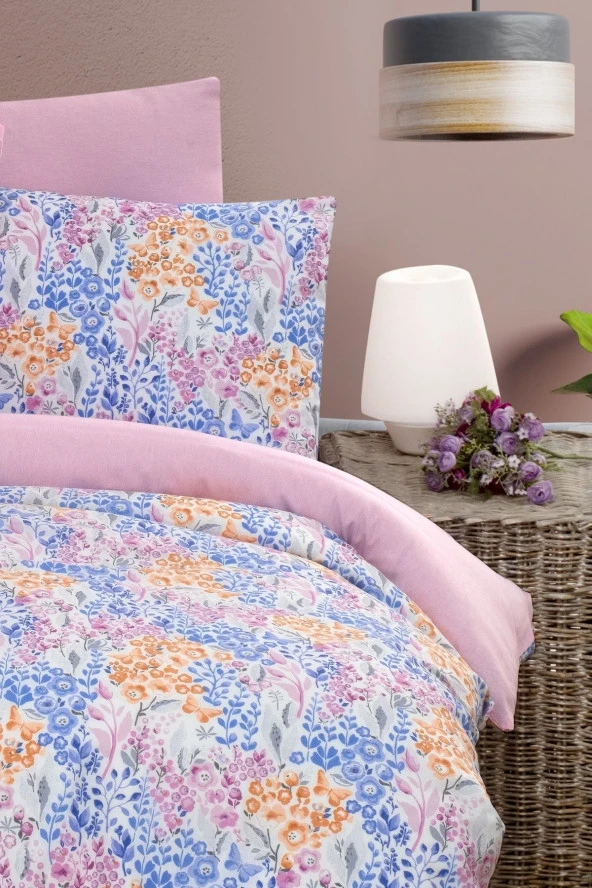 MyStory Home Lastikli Çarşaflı Çift Kişilik Nevresim Takımı Colore - 2