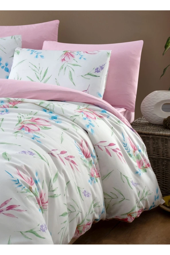 MyStory Home Lastikli Çarşaflı Tek Kişilik Nevresim Takımı TULİP - 2