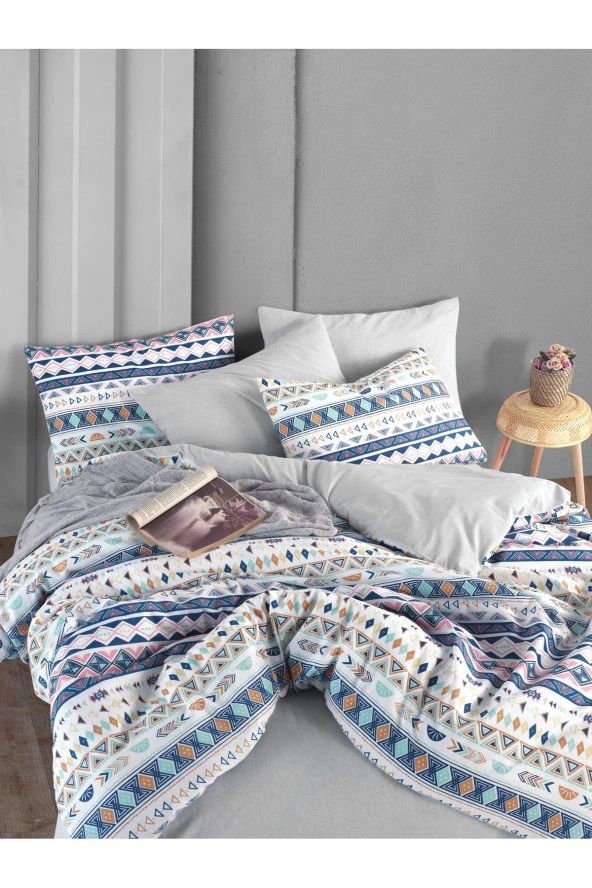 MyStory Home Lastikli Çarşaflı Tek Kişilik Nevresim Takımı Diamente - 4