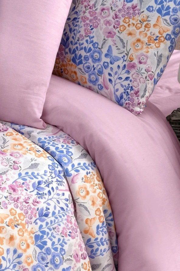 MyStory Home Lastikli Çarşaflı Tek Kişilik Nevresim Takımı COLORE - 3