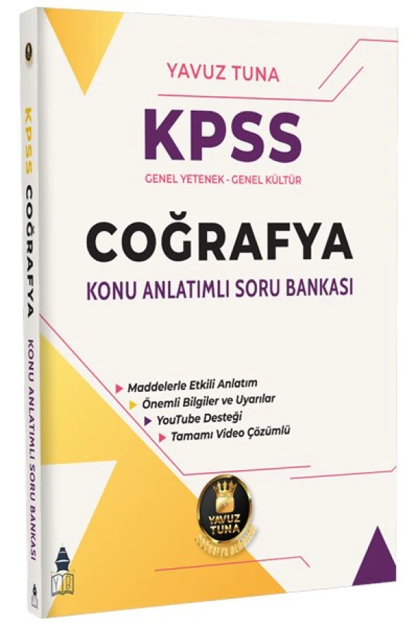 KPSS Coğrafya Konu Anlatımlı Soru Bankası Yavuz Tuna Yayınları